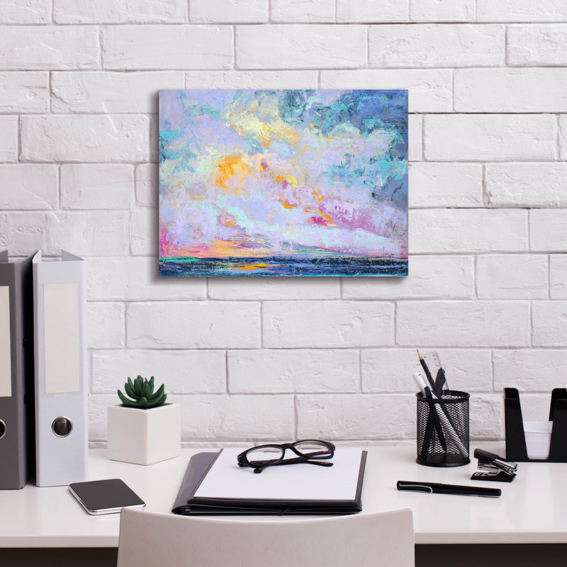  «Winter Passion» par Dorothy Fagan, art mural sur toile, H 12 po x l 16 po