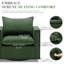 Velvet Swivel Chair - Plush Upholstered Armchair W/ 360° Rotation & Sturdy Base, 136kg-467898540