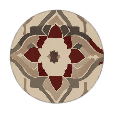 Orbital Symmetry Indoor And Outdoor Area Rug