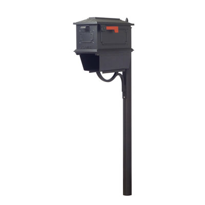 Kingston Aluminum Post Mounted Mailbox