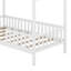 Lit simple en bois avec clôture-228077492