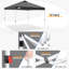 Pavillon escamotable 10 pi X P 10 Auvent en métal-65478069