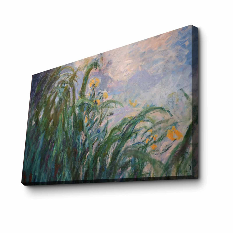 Claude Monet - peinture sur toile tendue