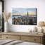 «New York Skyline Sunset», art urbain, impression sur toile, impression sur toile encadrée-126136792-126136795
