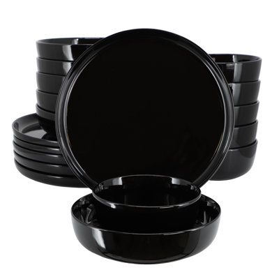 Ebern Designs Campos 18 Piece Porcelain Dinnerware Set