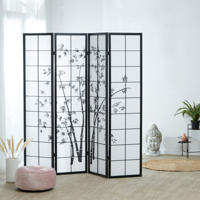 Room Divider Deloera Screen Partition Shoji Room Divider Wood