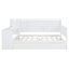 Lit de jour en bois double avec 3 tiroirs, ports USB et bureau, blanc-1935913671