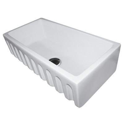 36'' L Farmhouse / Apron Single Bowl Fireclay Kitchen Sink
