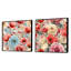 Ilyas - Ensemble de 2 collages floraux carrés-101849822-101849823