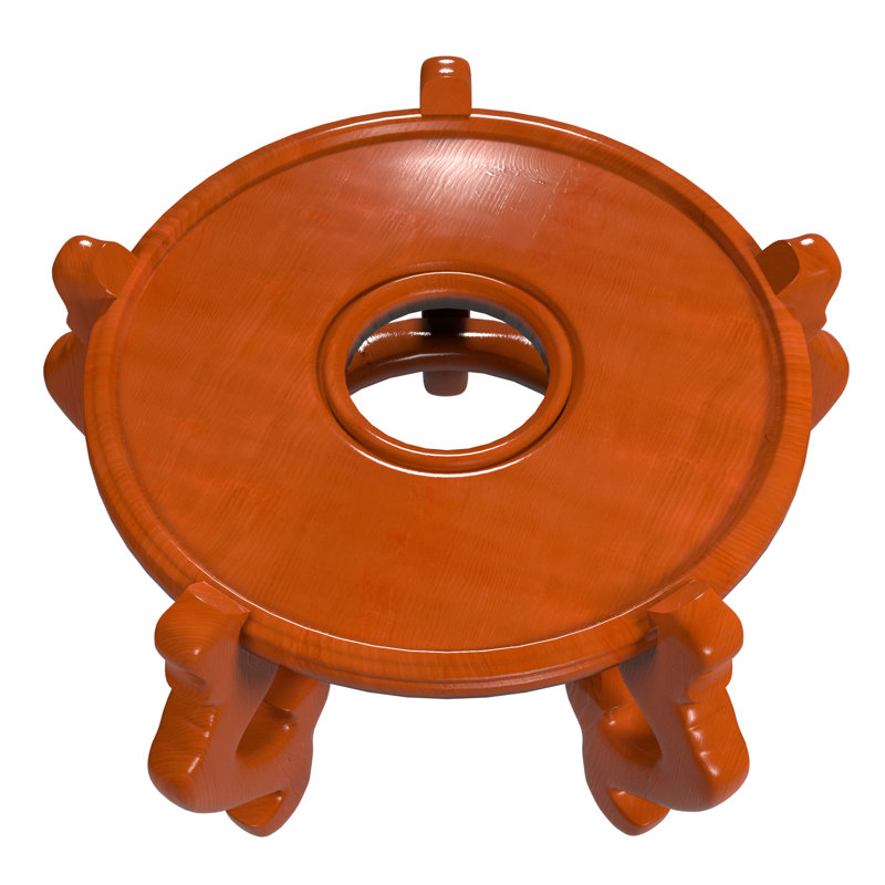 Fishbowl Stand, 9" H x 11.5" W x 11.5" D