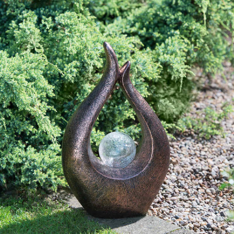 Morris Landscape & Nature Weather Resistant Glass Garden Statue, Bronze