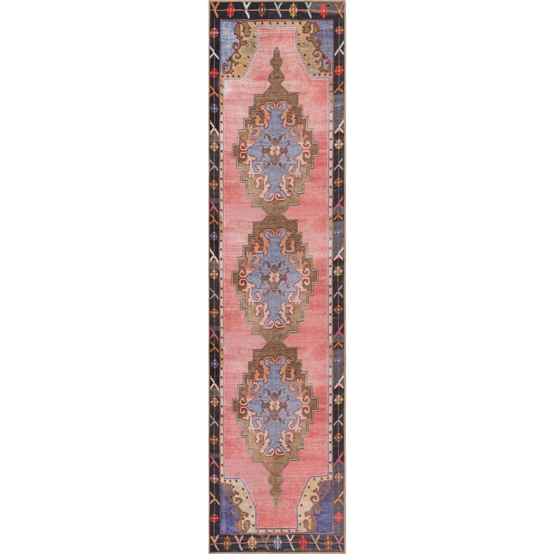 Oppie Oriental Indoor Rug, Runner 2'6" x 10'