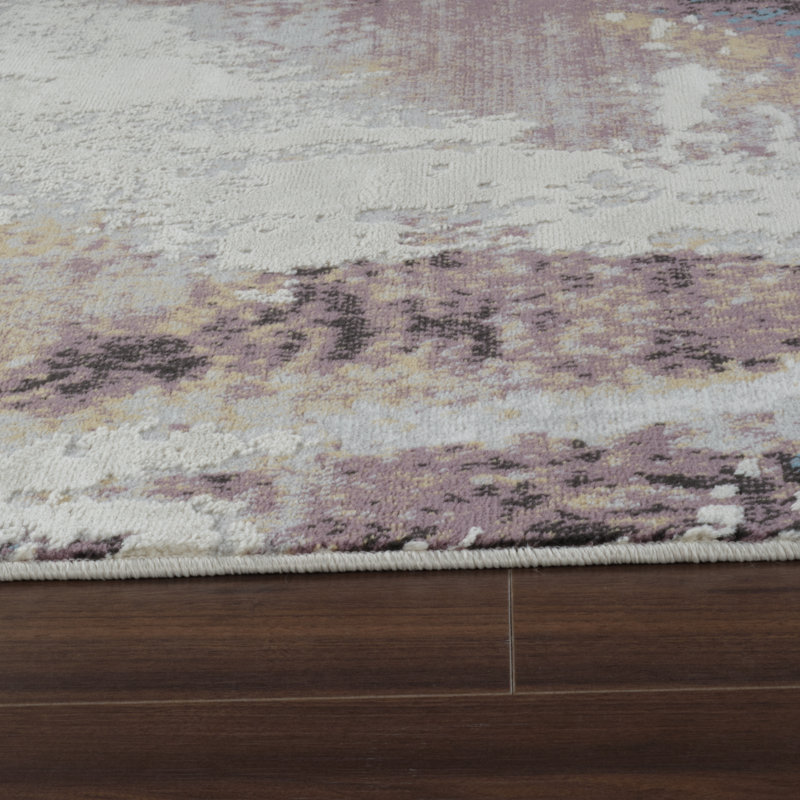 One-of-a-Kind Rectangle Kiefner Area Rug with Non-Slip Backing, Rectangle 7'10" x 10'10"