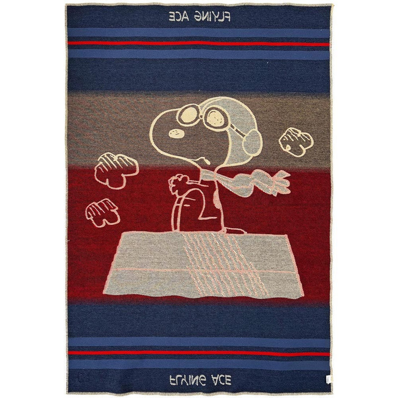 Jeté en laine Snoopy Flying Ace
