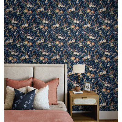 Yanci Peel & Stick Floral Roll