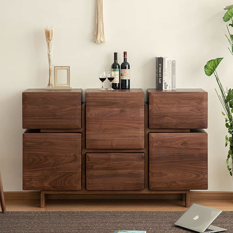 Armoire de rangement moderne et minimaliste à six tiroirs