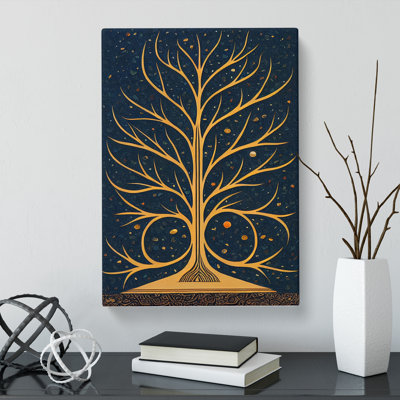 Tree Indian - Wrapped Canvas