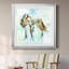 Renard sur fond bleu - peinture encadrée-922035988-922035989
