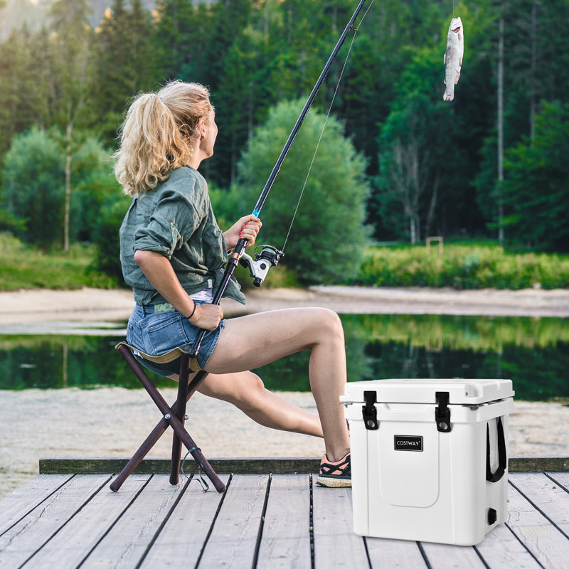 Costway 31L Ice Chest in White
