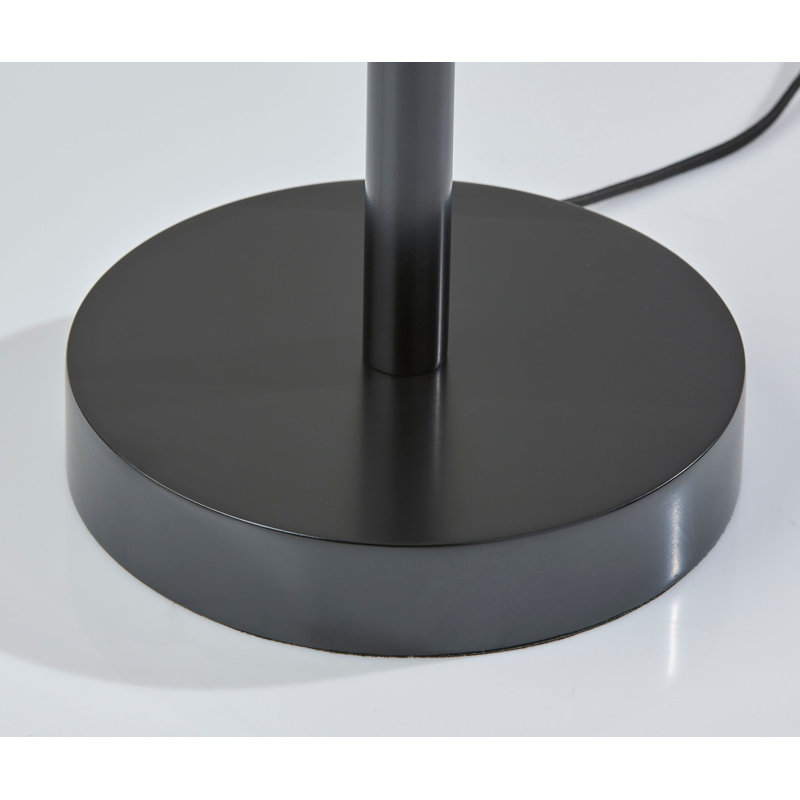 Lampe sur pied 61 po Kyas, Noir, Beige