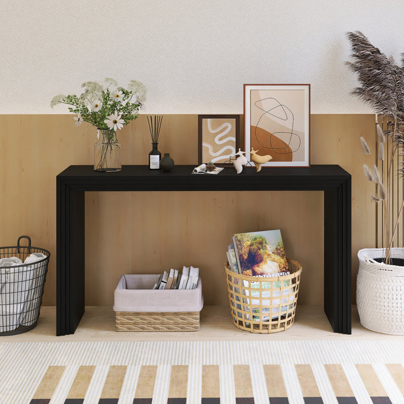 Console 59,20 po, Noir