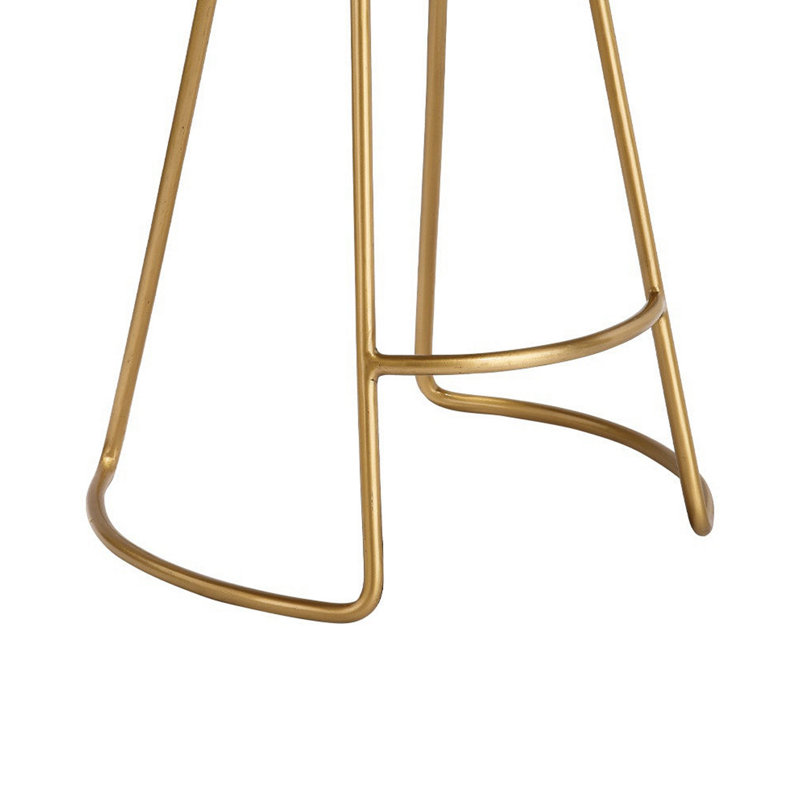Tabouret de comptoir 25,5 po Calnie, Doré, Marron, Tabouret de comptoir (hauteur d'assise de 25,5 po)