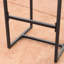 Extérieur transitionnel pour 2 personnes - brun foncé / gris, cadre en fer noir, P 19,84 po x l 16,39 po x H 42,99 po, style 2 pièces, pour un temps doux, siège confortable, conception élégante pour patio-356556868