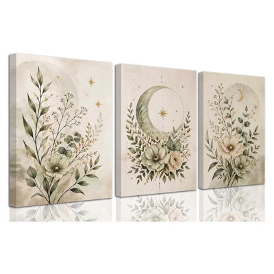3 Piece Wrapped Canvas Wall Art