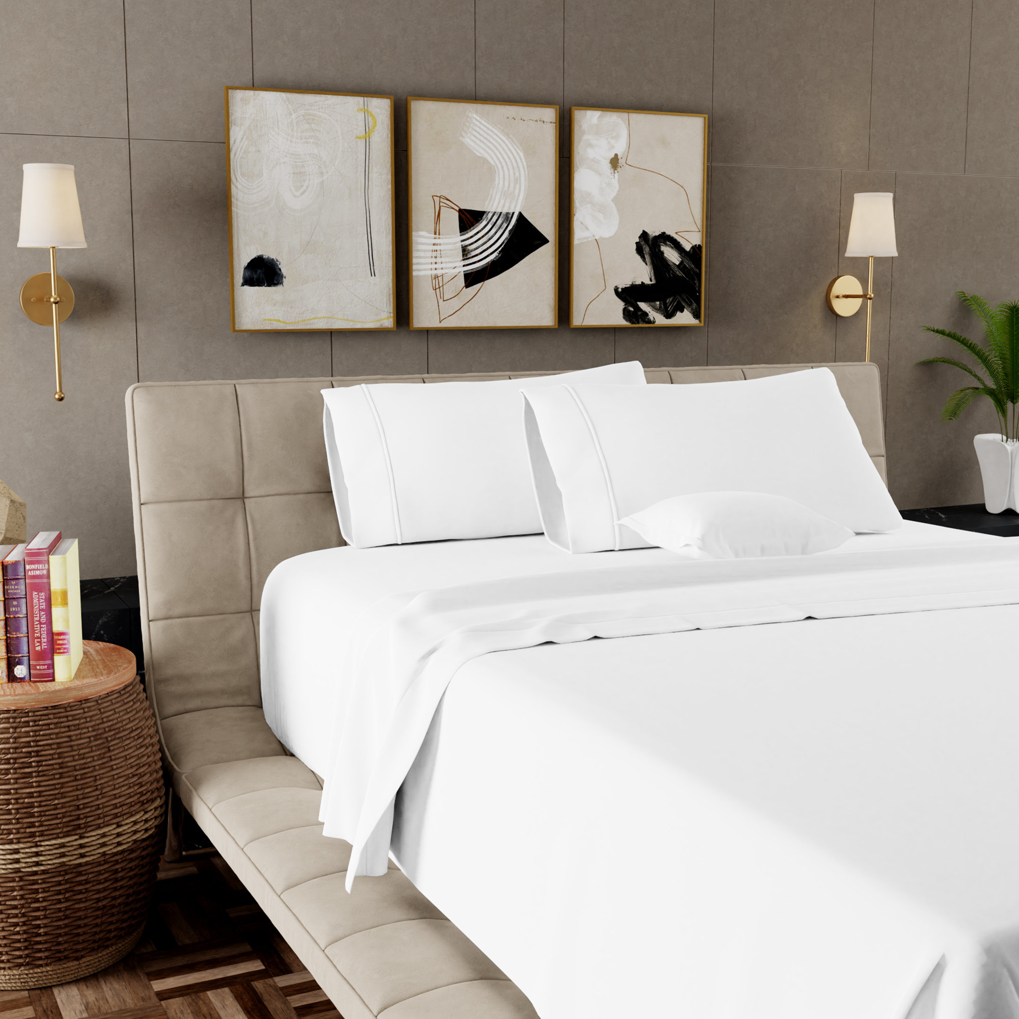 Wayfair Sleep™ 1000TC Ultra-Soft & Silky Luxury Egyptian Cotton Sheet Set &  Reviews