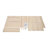 6 Hole Wood Nesting Box For Chickens