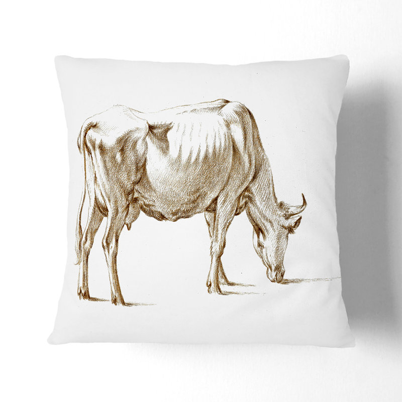 Square Throw Cushion, 40cm H x 40cm W x 15cm D