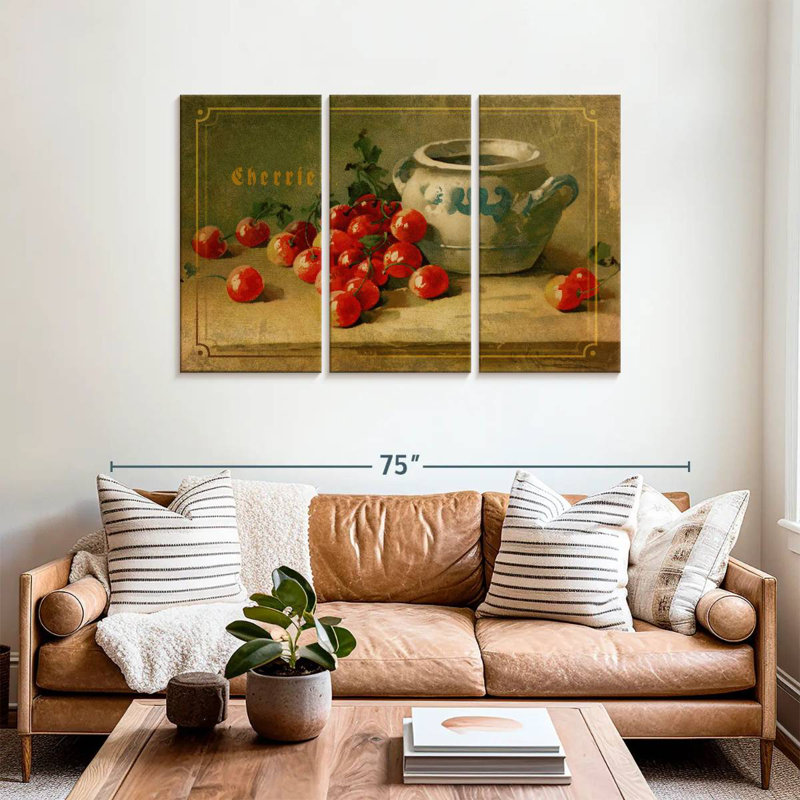 Yarlin Delicious Cherries, 36" H x 57" W
