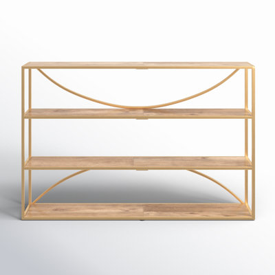 Alirra 52'' Solid Wood Top Console Table