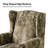 Antonae Animal Print Armchair with Nailhead Trim-101511862