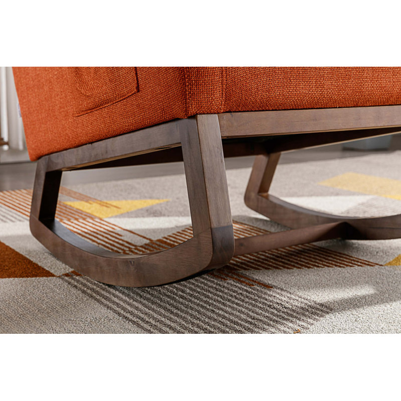 Chaise berçante Coinde, Orange
