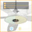 Ventilateur de plafond standard à DEL à 5 pales de 56 po avec télécommande et ensemble d'éclairage-1851017905