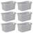 Sterilite Weave Laundry Basket, Decorative Pattern with Handles, Carry Clothes to Laundry Room