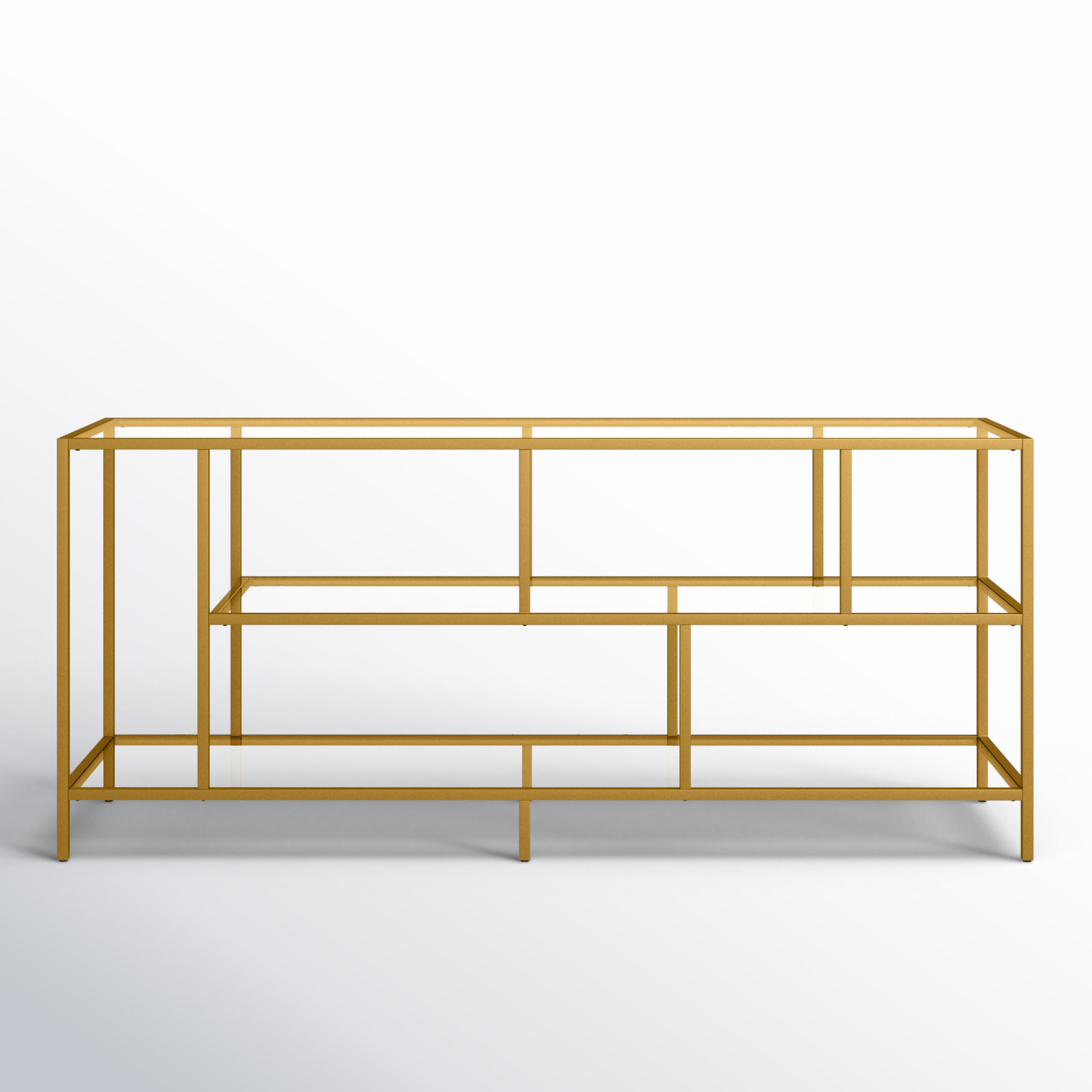 Wylan 55'' Media Console, Brass