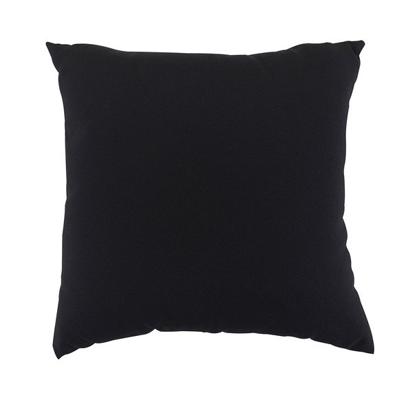 Letia Square Cushion, Black