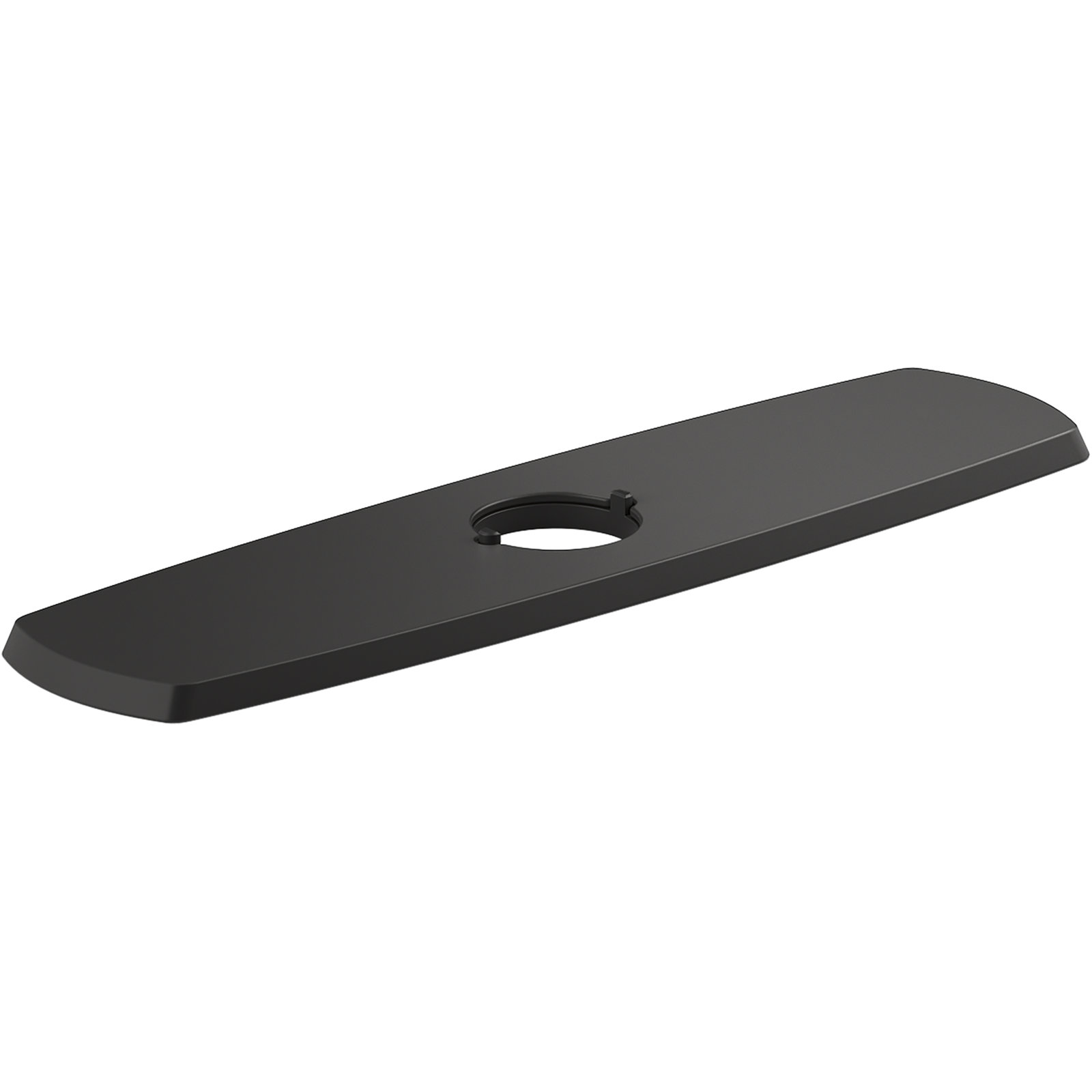 Graze Kitchen Faucet Escutcheon, Matte Black