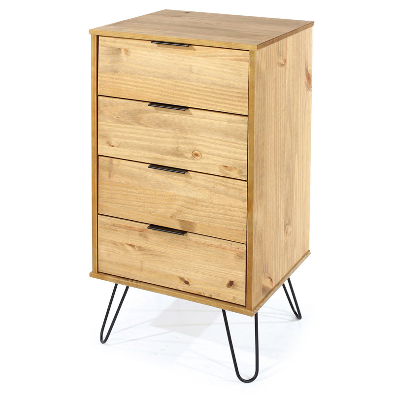 Cashel 4 Drawer Chest, industrial design