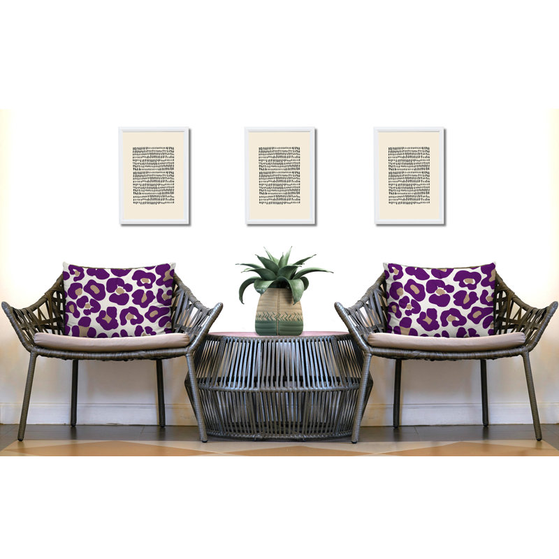Coussin intérieur / extérieur Davi, 20x14, Purple