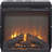 Electric Fireplace Insert Heater With Realistic Flame And Log Set, Safe Overheating Protection