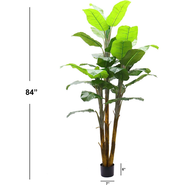 Primrue Maloney Faux Banana Tree Plant - Wayfair Canada