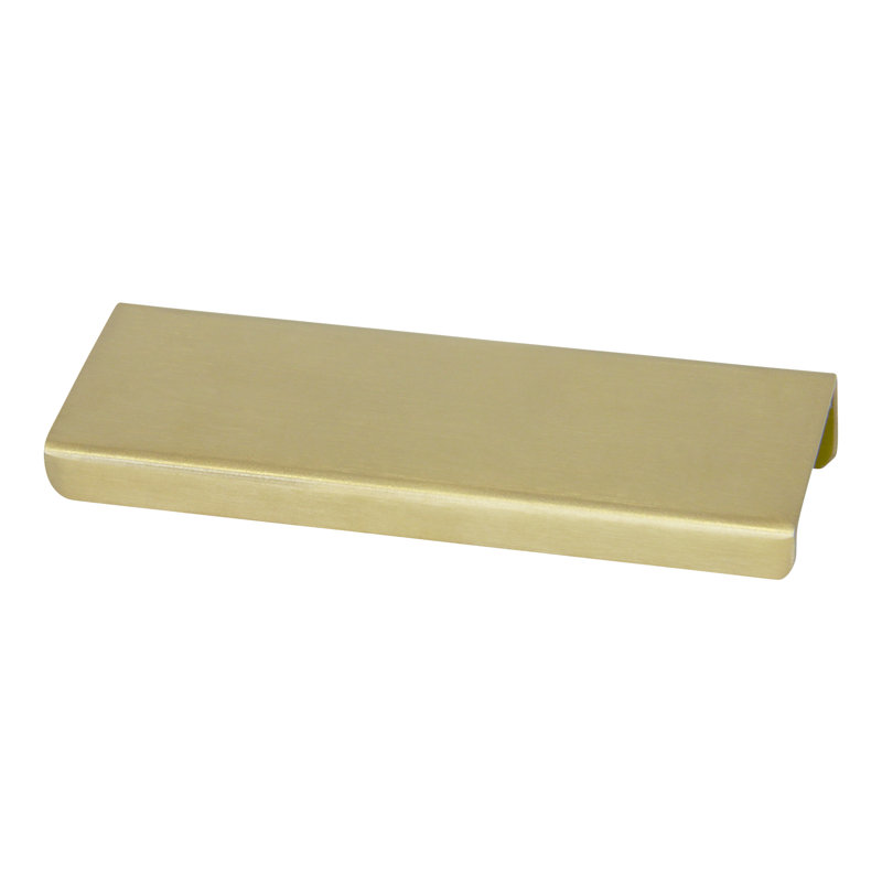 Brushed Gold Stainless Steel Modern Finger Pull Handle