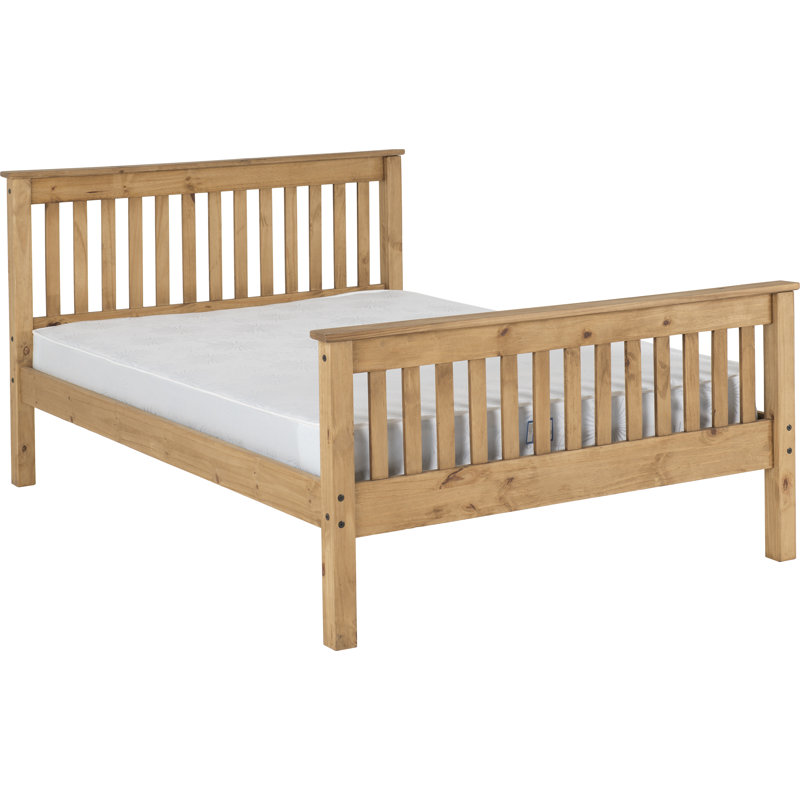 Ursina Bed Frame, Waxed Pine, Kingsize (5')