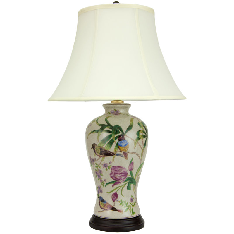 Floral  24.5" Table Lamp
