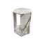 Table d'appoint hexagonale en marbre véritable