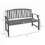 Banc de jardin extérieur en métal 50 "
