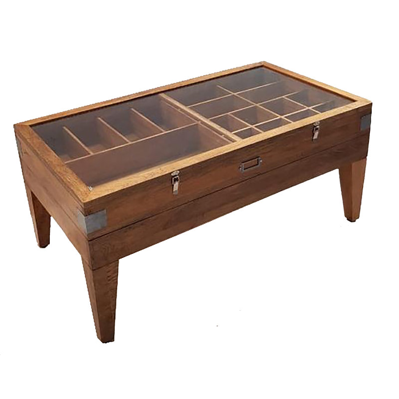 Kathie Four Leg Coffee Table with Storage